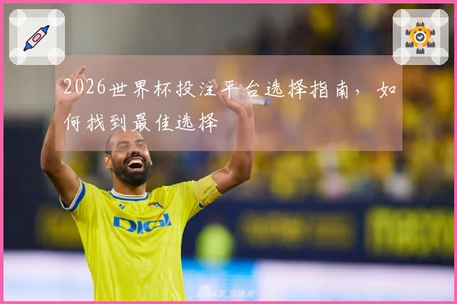 2026世界杯投注平台选择指南，如何找到最佳选择